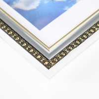 Фоторамка пластик "Камея" 10х15 см, серебро