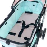 Коляска для кукол универсальная &laquo;Нежность&raquo;, с корзиной, металлический каркас