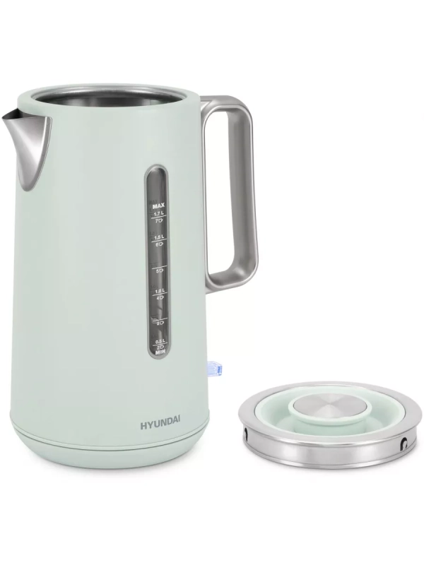 Чайник HYK-S9999 1,7л 2200Вт светло-зеленый (металл)