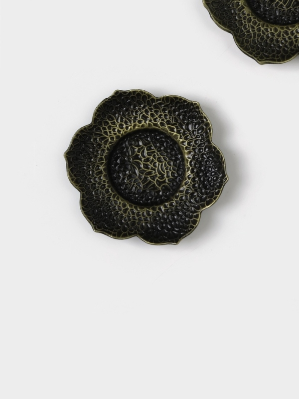 Подставка для чашек и благовоний для чайной церемонии, набор 3 штуки, 9.6 х 1.3 см