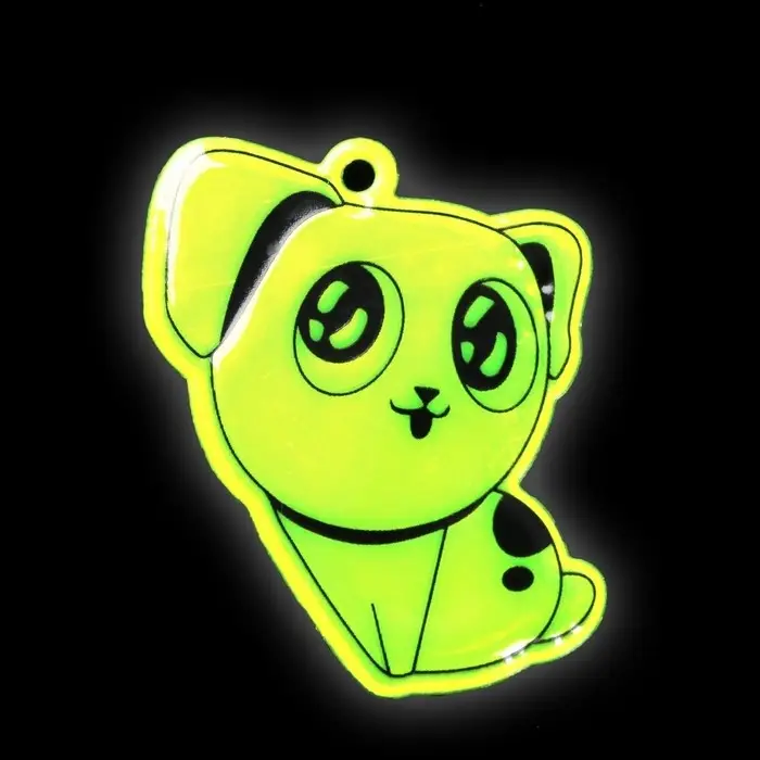 Светоотражающий элемент &laquo;Собачка&raquo;, двусторонний, 5,5 &times; 4,4 см, цвет МИКС