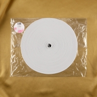 Резинка вязаная, 100 мм, 40 &plusmn; 2 м, цвет белый