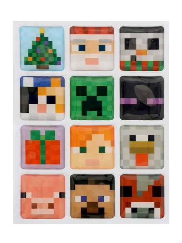 Подарок на новый год для детей &laquo;Кубический сюрприз&raquo; подарочный набор книг, 3д наклейки, очки, свечка, фигурки