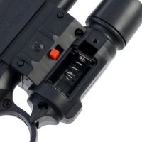 Пистолет "Вектор" с глушителем и лазером