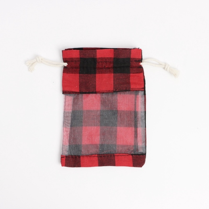 Льняной мешочек для хранения украшений, подарков, трав, 10 х 14 см, набор из 5 штук