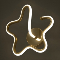 Бра Valentina 14Вт LED 4000-6000К золото 25х25х13см