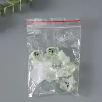 Сувенир эпоксидная смола флюоресцентный "Приведения" набор 6 шт 5х5х3,5 см