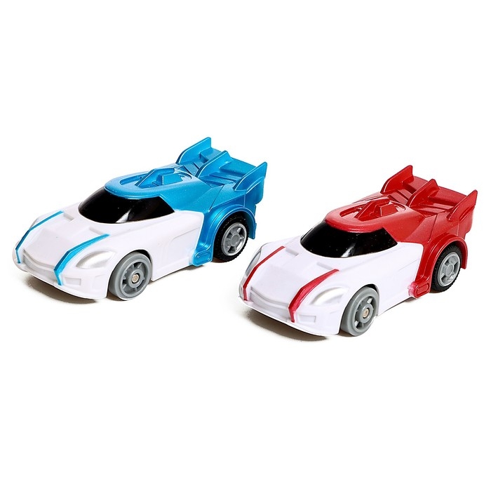 Автотрек &laquo;Тройная петля&raquo;, 2 машинки, работает от батареек