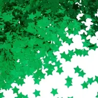 Конфетти &laquo;Звезда&raquo;, зелёные, металлик, 1.5 см, 50 г