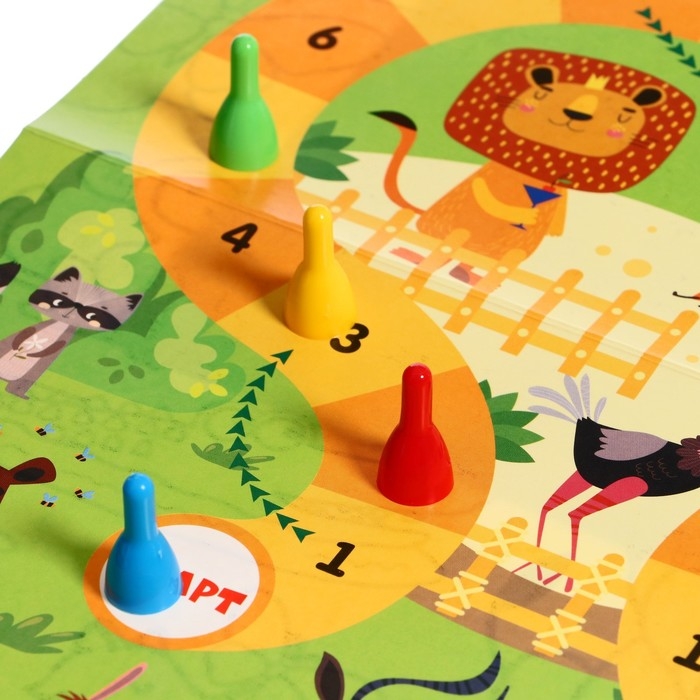 Настольная игра &laquo;Веселые ходилки&raquo;, 4 в 1