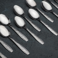 Ложки чайные из нержавеющей стали &laquo;Паррито&raquo;, h=15 см, 12 шт