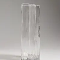 Ваза стекло настольная "Энико" 25х9 см, прозрачный