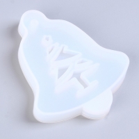 Форма силиконовая универсальная, подвеска &laquo;Колокольчик с ёлочкой&raquo;