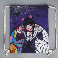 Мешок для обуви &laquo;Хэллоуин: Девочка с косичками&raquo; хлопковкая 30 х 40 см