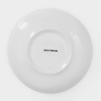 Сервиз фарфоровый чайный Доляна &laquo;Емеля&raquo;, 12 предметов: 6 чашек 280 мл, 6 блюдец d=15 см, цвет белый