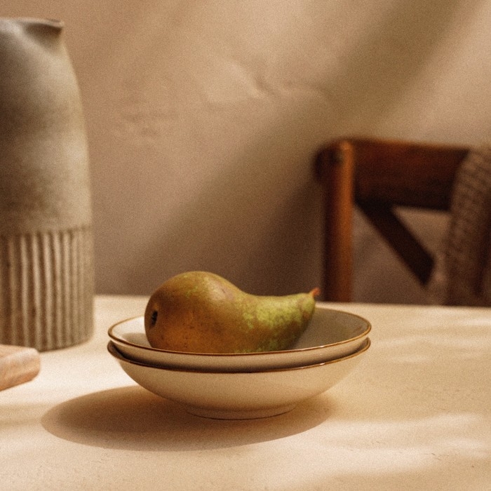 Набор мисок фарфоровых SL Home &laquo;Леггеро&raquo;, d=18,5 см, цвет бежевый