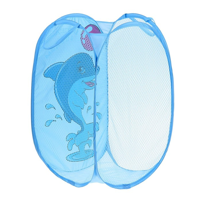 Корзина для хранения игрушек &laquo;Весело играем&raquo; с ручками, 35х35х55 см