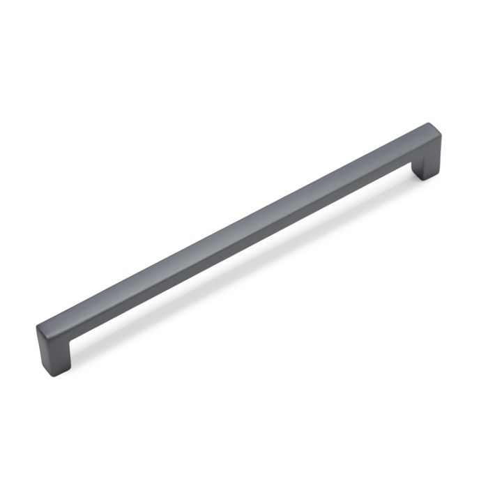 Ручка-скоба CAPPIO SQUARE RSC007, алюминий, м/о 192 мм, цвет графит