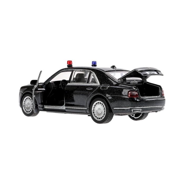 Машинка металлическая &laquo;Аурус сенат&raquo;, открываются двери, багажник, инерция, 13,5 см, черный