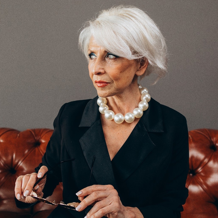 Колье с жемчугом &laquo;Жаклин&raquo; бусины №30, цвет молочный в серебре, 45 см