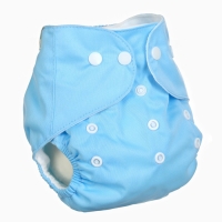Многоразовый подгузник &laquo;Little baby&raquo;, 3-15 кг, цвет голубой, Крошка Я
