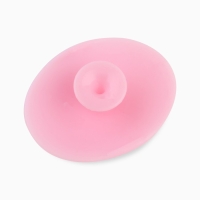 Массажер спонж для умывания, на подложке &laquo;Время думать о себе&raquo;, 6,5 х 5 см