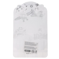 Печать цветная &laquo;Зверята&raquo; , набор 3 шт., ролик-печать с 2 насадками, штемпельная подушка