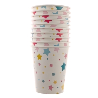 Набор бумажной посуды одноразовый Звезды&raquo;, 10 стаканов, 10 тарелок
