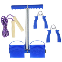 Набор &laquo;Фитнес&raquo; 3 в 1: эспандер кистевой, эспандер для пресса, скакалка, цвета МИКС