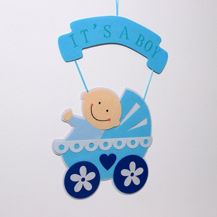 Декоративное украшение (подвеска) "IT'S A BOY" 32х32х43 см