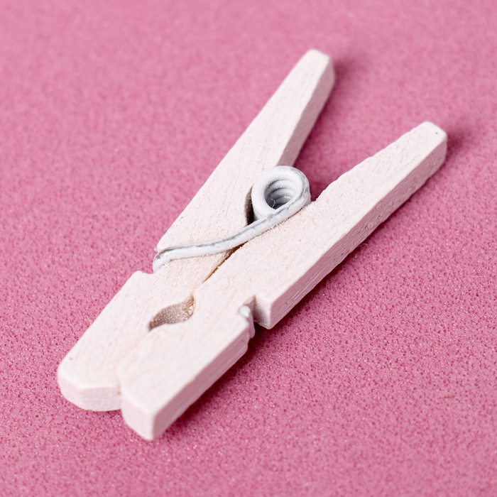 Набор прищепок для декора &laquo;Классика&raquo;, 50 шт., 1шт. &mdash; 2,5 см, серый и белый цвет