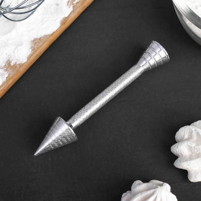 Гвоздь кондитерский для создания цветов Доляна, 13,5&times;2,5 см, цвет серебристый