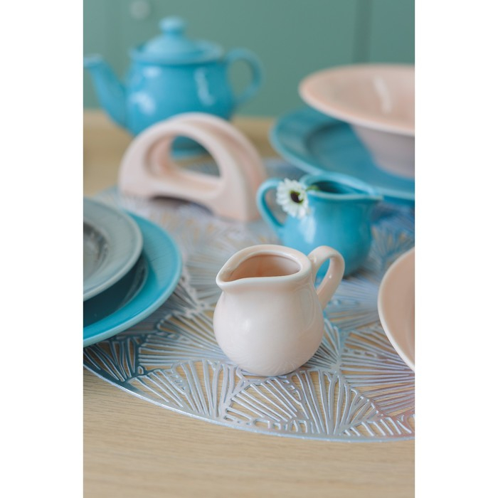 Салфетница фарфоровая &laquo;Акварель&raquo;, цвет светло-серый