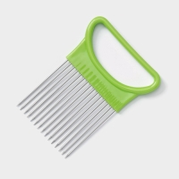 Держатель для нарезки лука Доляна, 11&times;8 см, цвет зелёный