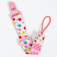 Держатель для соски - пустышки &laquo;Цветы&raquo;, на ленте