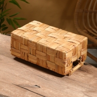 Корзина плетеная 35х20х15 см, водный гиацинт