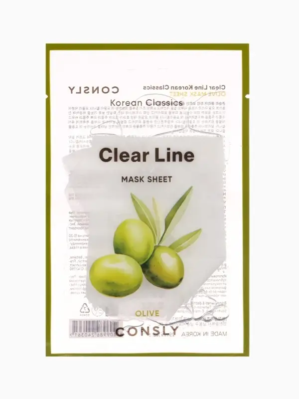 Тканевая маска с маслом оливы Consly &laquo;Регенерация кожи&raquo;, 23 мл