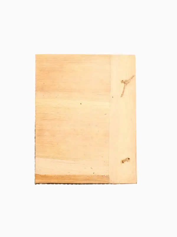 Записная книжка плетеная, 48 листов, 17х22х2 см, цв. бежево-бирюзовый