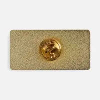 Значок Sanga Matto, золотистый глянцевый