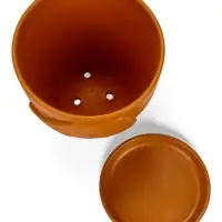 Горшок цветочный с поддоном 2,5 л, d18/h16 см терракот керамика, "Голландия" (М)