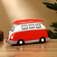 Сувенир "Микроавтобус" дерево 19х6х9 см, цв. красный