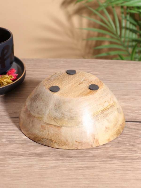 Миска "Оттенки сирени" дерево манго 17,5х17,5х6,5 см