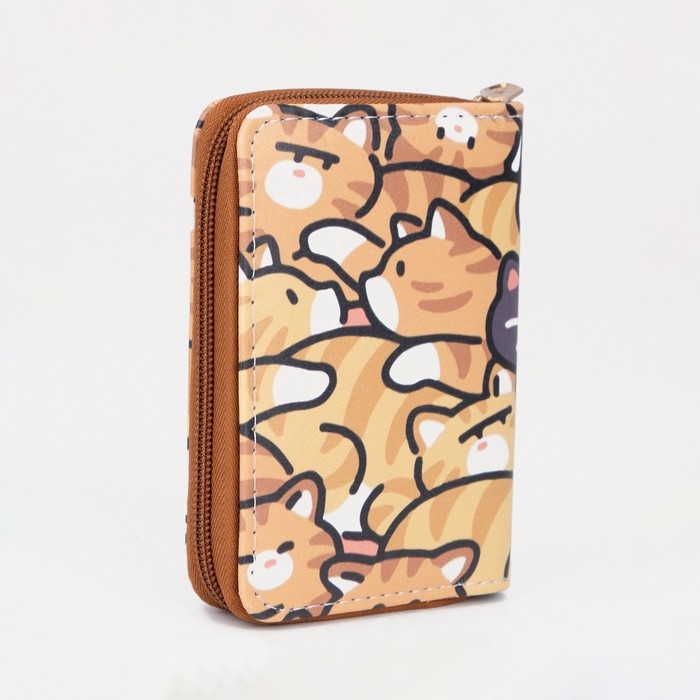 Кошелёк на молнии &laquo;Выбражулька&raquo;, цвет рыжий