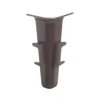 Угол внутренний для плинтуса &laquo;Деконика&raquo;, 70 мм, цвет 303 венге темный