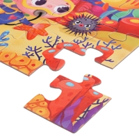 Пазлы 4 в 1 &laquo;Исследователи океана&raquo;, 25, 36, 49, 64 элемента