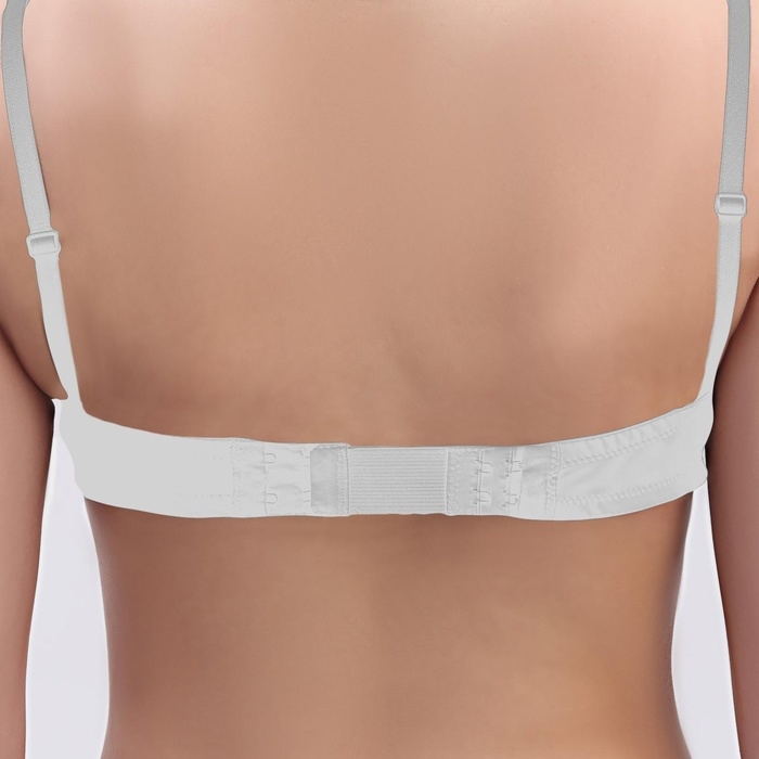 Застёжка-удлинитель для бюстгальтера, 3 ряда 2 крючка, 3,2 &times; 10,5 см, 5 шт, цвет белый