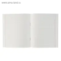 Тетрадь 96 листов в клетку Calligrata &laquo;Животные&raquo;, обложка мелованный картон, блок №2, белизна 75% (серые листы), МИКС