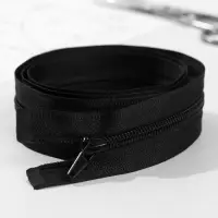 Молния &laquo;Спираль&raquo;, №5, разъёмная, замок автомат, 80 см, чёрная