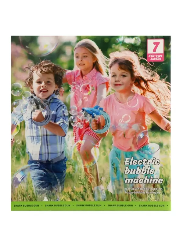 Генератор мыльных пузырей "Акула", работает от батареек