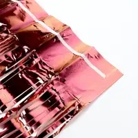 Занавес для фотозоны &laquo;Дождик&raquo; цвет розовое золото, 1*2 м